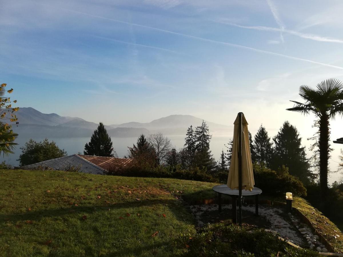 Romantica Casetta Nel Verde Con Vista Sul Lago Belgirate Exterior photo
